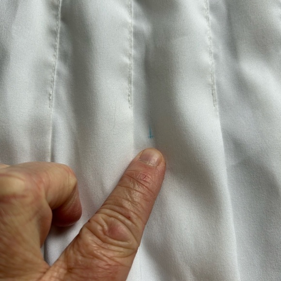 Prince White Pleated Tennis Skirt. Side buttons. Tennis prep. Pickleball. Preppy - Picture 6 of 9